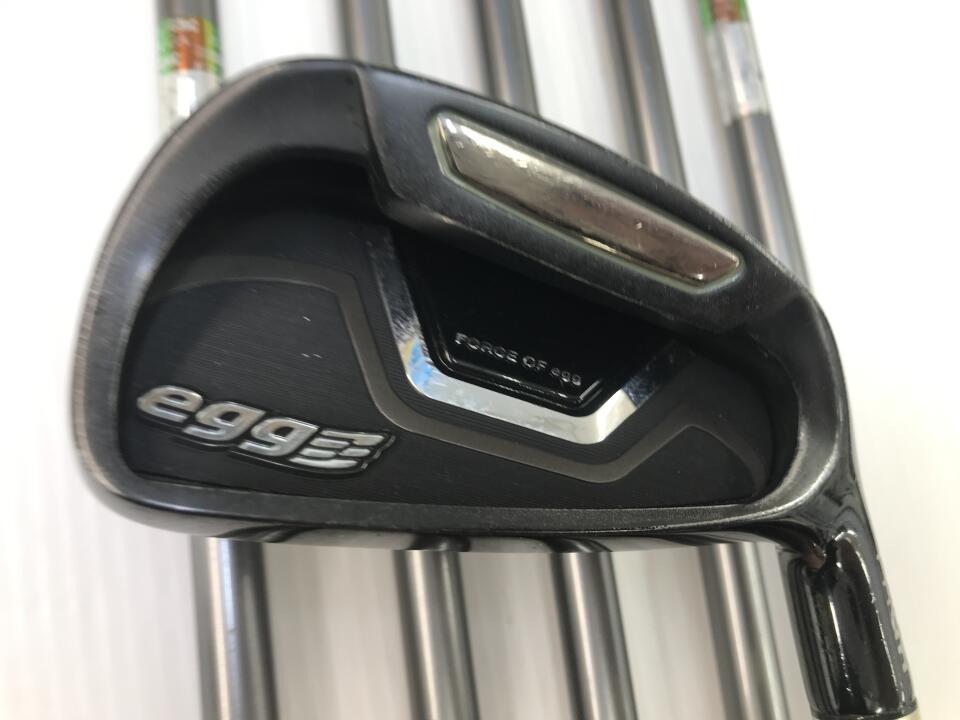 【中古】プロギア egg 2016 アイアンセット 27° 38.75インチ egg オリジナルカーボン Dランク 右利き用 PRGR ゴルフクラブ ゴルフドゥ ゴルフ用品 GOLF DO 中古ゴルフクラブ