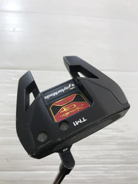 【中古】テーラーメイド Spider GTx BLACK TRUSS TM1 パター 34.0インチ ヘッドカバーあり オリジナルスチール Dランク 右利き用 Taylormade ゴルフクラブ ゴルフドゥ ゴルフ用品 GOLF DO 中古ゴルフクラ
