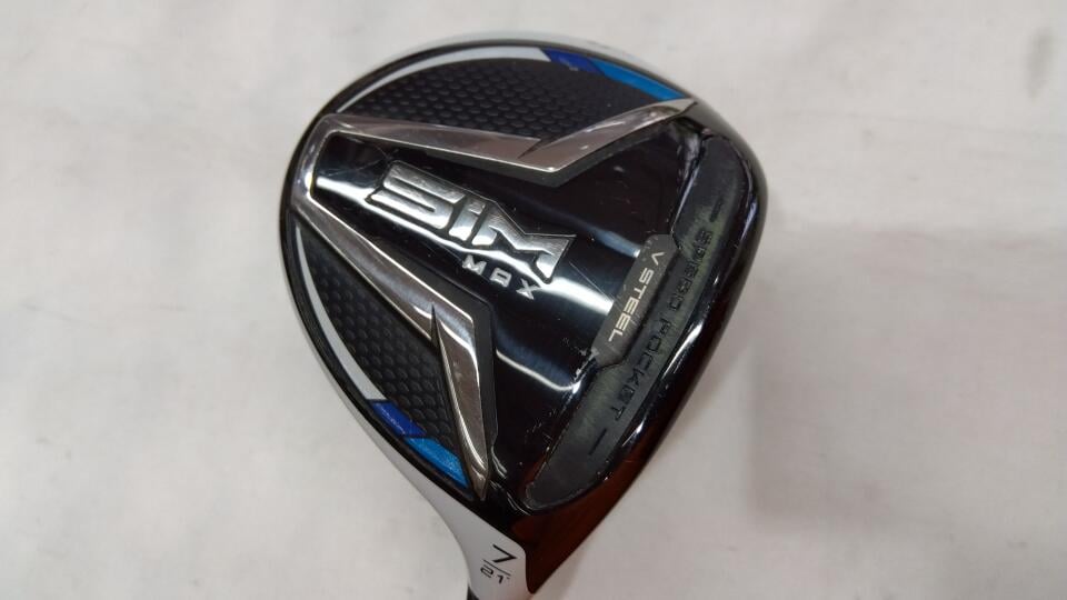 【中古】【レディースモデル】テーラーメイド SIM MAX レディス フェアウェイウッド 7W 21° Lフレックス 39.75インチ TENSEI BLUE TM40 Cランク 右利き用 Taylormade ゴルフクラブ シムマックス ゴルフド