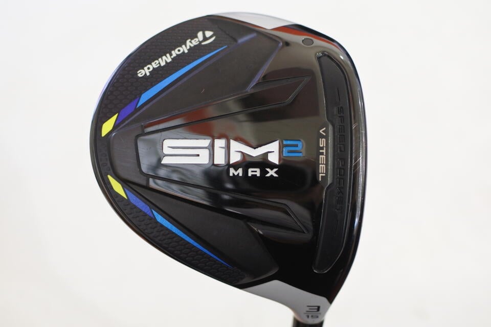 【中古】テーラーメイド SIM2 MAX フェアウェイウッド 3W 15° Sフレックス 43.25インチ ヘッドカバーあり TENSEI BLUE TM50(SIM2) Cランク 右利き用 Taylormade ゴルフクラブ シム2マックス ゴルフドゥ ゴル
