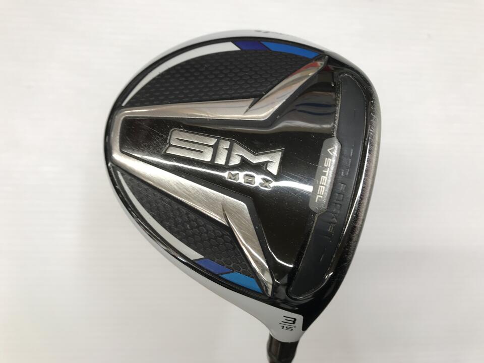 【中古】テーラーメイド SIM MAX フェアウェイウッド 3W 15° Sフレックス 43.0インチ TENSEI BLUE TM50 Dランク 右利き用 Taylormade ゴルフクラブ シムマックス ゴルフドゥ ゴルフ用品 GOLF DO 中古ゴルフ
