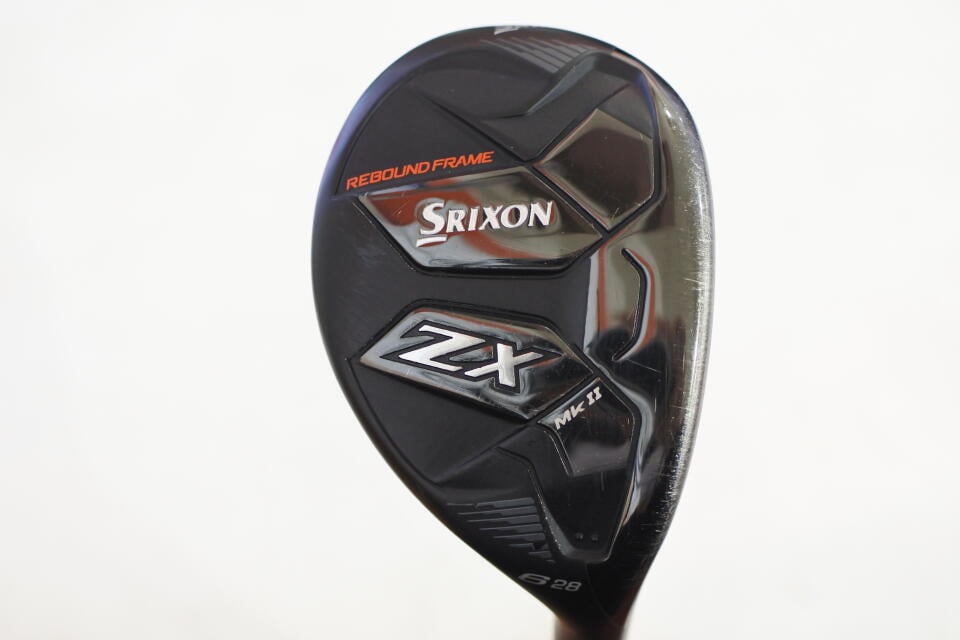 【中古】ダンロップ SRIXON ZX Mk2 HYBRID ユーティリティ 28° Sフレックス 39.25インチ MCH 80 リシャフト品 Cランク 右利き用 DUNLOP ゴルフクラブ スリクソンZX MX2 ハイブリッド ゴルフドゥ ゴルフ用