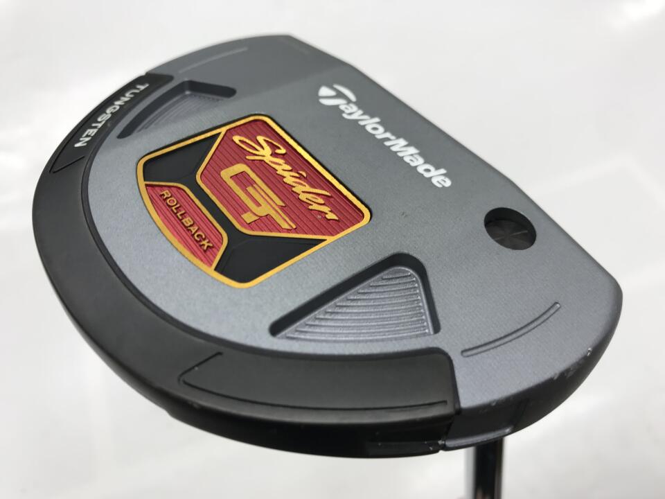 【中古】テーラーメイド Spider GT ROLLBACK SINGLE BEND パター 34.0インチ ヘッドカバーあり オリジナルスチール Dランク 右利き用 Taylormade ゴルフクラブ ゴルフドゥ ゴルフ用品 GOLF DO 中古ゴルフク