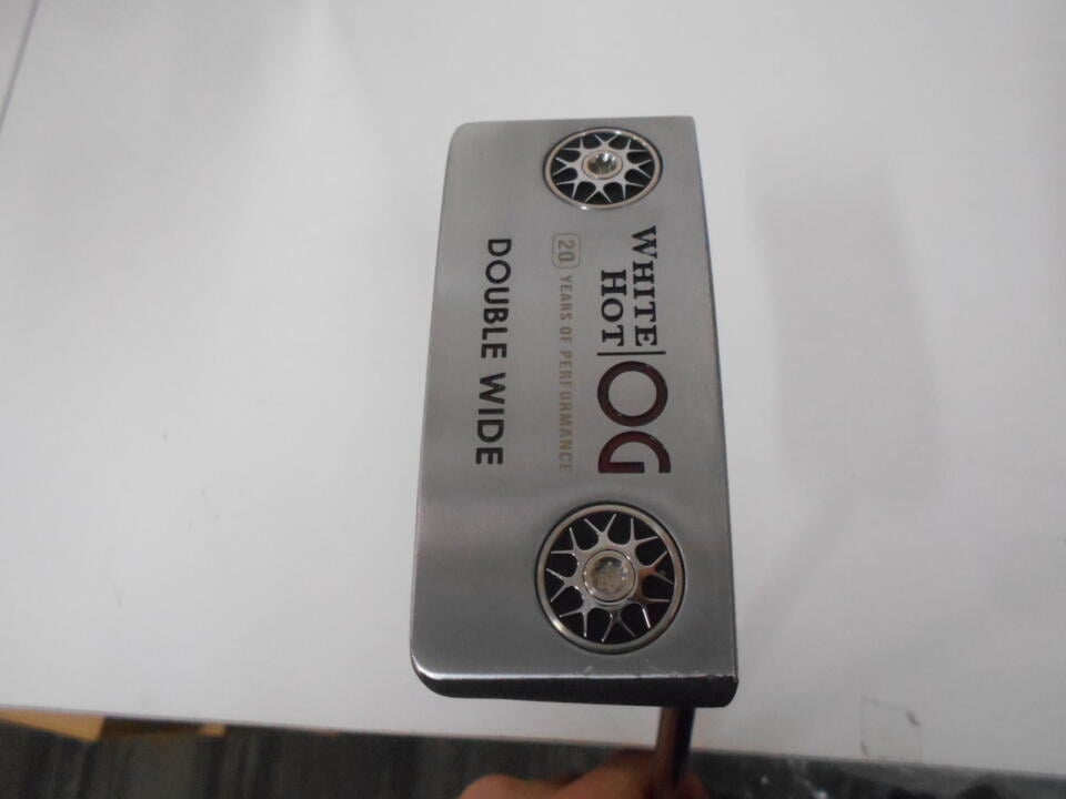 【中古】オデッセイ ホワイト ホット OG DOUBLE WIDE パター 34.0インチ オリジナルスチール Cランク 右利き用 ODYSSEY ゴルフクラブ ゴルフドゥ ゴルフ用品 GOLF DO 中古ゴルフクラブ