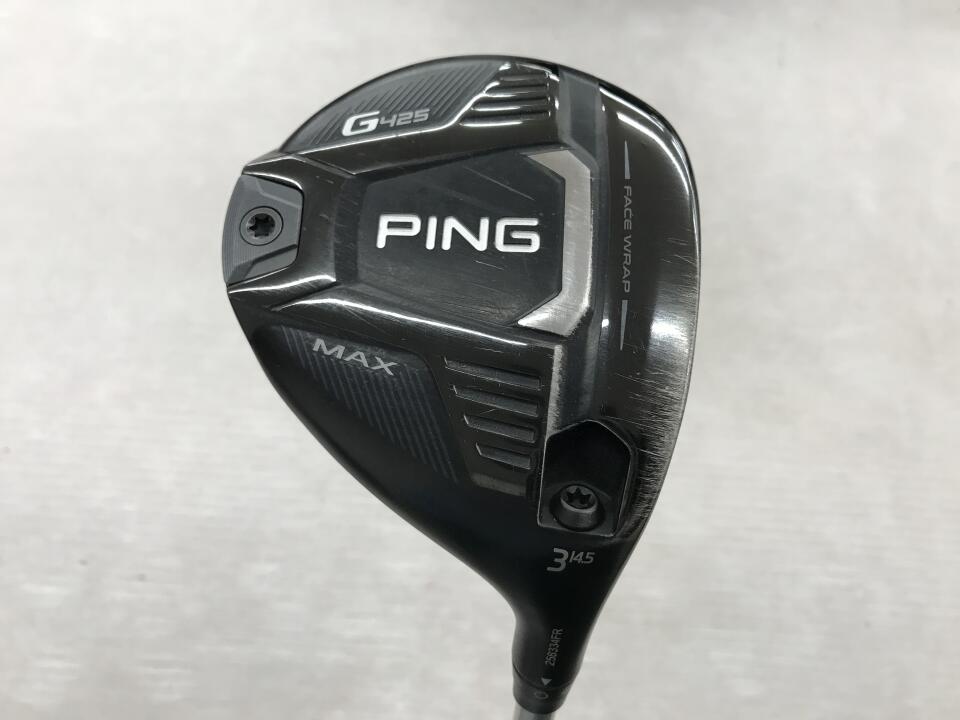 【中古】ピン G425 MAX フェアウェイウッド 3W 14.5° SRフレックス 43.0インチ ヘッドカバーあり ATTAS KING 6 リシャフト品 Dランク 右利き用 PING ゴルフクラブ G425マックス ゴルフドゥ ゴルフ用品 GOL