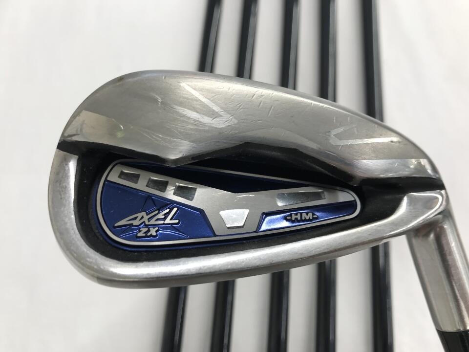 【中古】ツルヤ アクセル ZX HM アイアンセット Rフレックス 38.75インチ アクセル ZX HM Dランク 右利き用 TSURUYA ゴルフクラブ ゴルフドゥ ゴルフ用品 GOLF DO 中古ゴルフクラブ