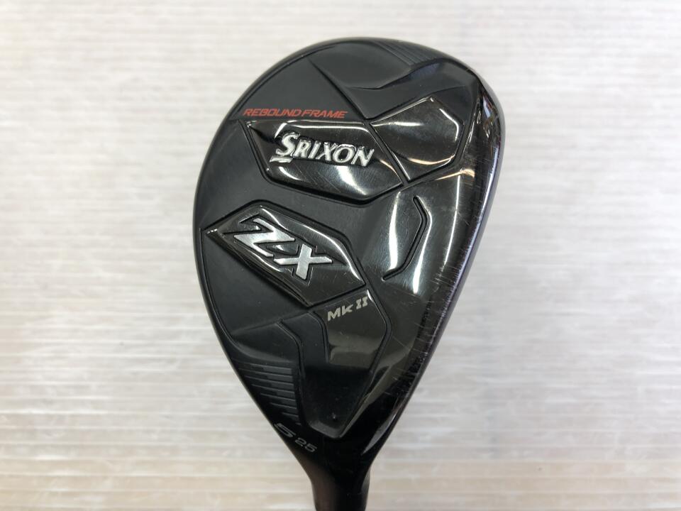 【中古】ダンロップ SRIXON ZX Mk2 HYBRID ユーティリティ 25° Sフレックス 39.0インチ ヘッドカバーあり NSプロ950GH neo DST for HYBRID Cランク 右利き用 DUNLOP ゴルフクラブ スリクソンZX MX2 ハイブリッド