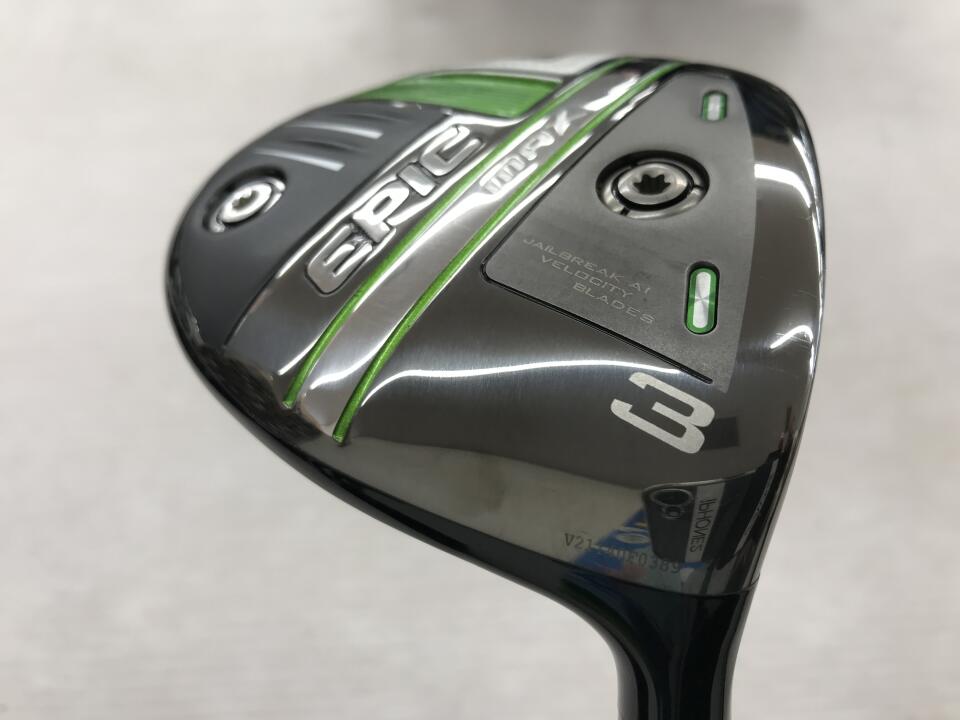 【中古】キャロウェイ EPIC MAX フェアウェイウッド 3W 15° Sフレックス 43.0インチ ヘッドカバーあり Diamana 40 for Callaway(EPIC MAX) Cランク 右利き用 Callaway ゴルフクラブ エピックマックス ゴルフド
