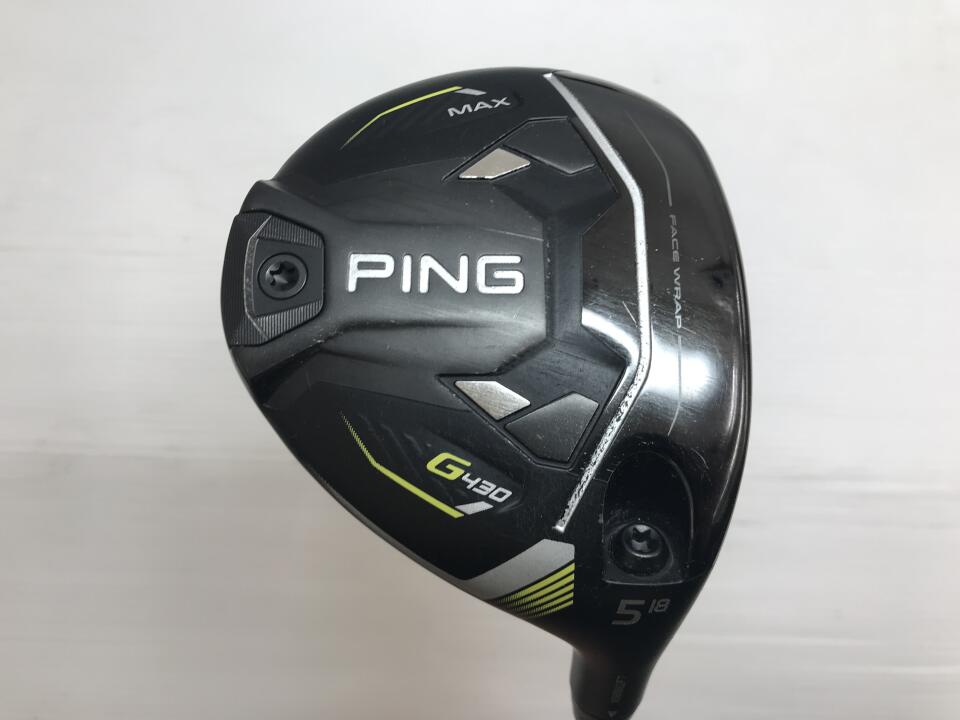 【中古】ピン G430 MAX フェアウェイウッド 5W 18° Rフレックス 42.25インチ ヘッドカバーあり ALTA J CB BLACK Cランク 右利き用 PING ゴルフクラブ G430マックス ゴルフドゥ ゴルフ用品 GOLF DO 中古ゴル