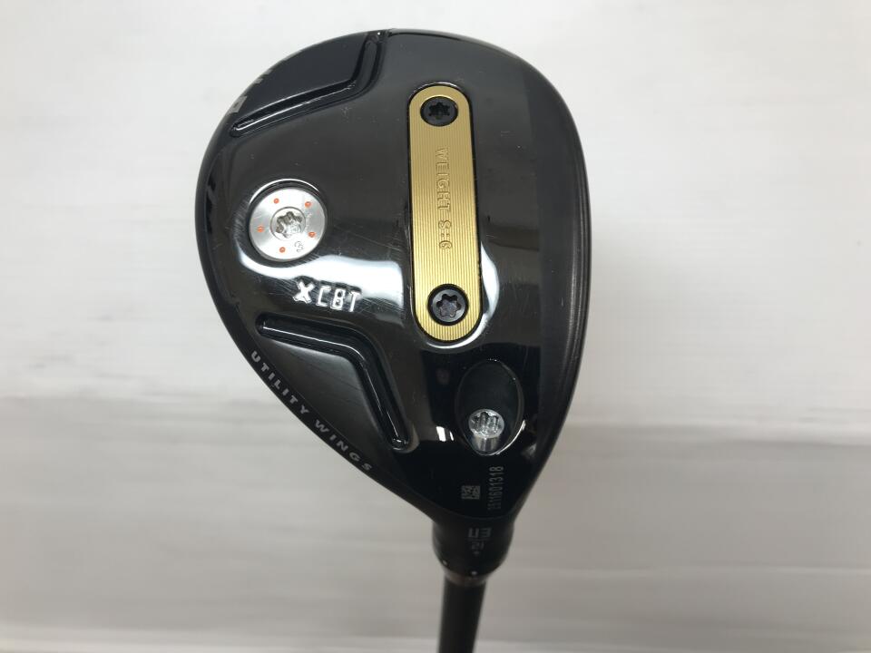 【中古】グローブライド ONOFF UTILITY WINGS KURO 2026 ユーティリティ 21° Sフレックス 39.75インチ ヘッドカバーあり LABOSPECSHINARI i:65 リシャフト品 Cランク 右利き用 GLOBERIDE ゴルフクラブ オノフ ユ