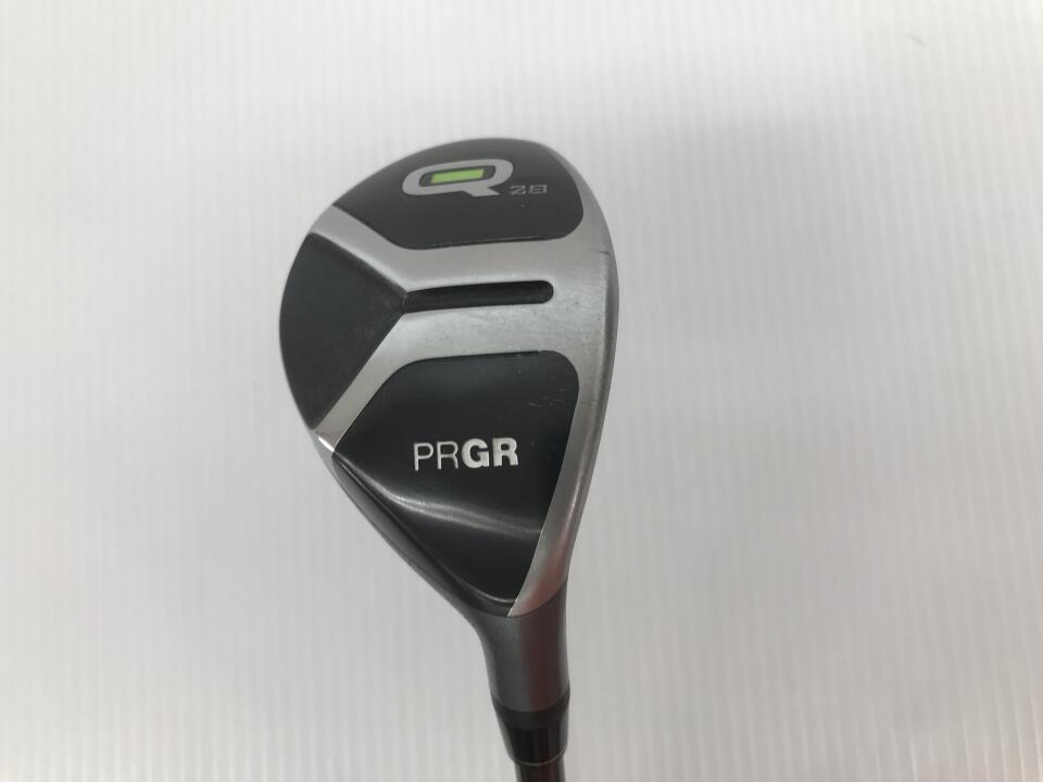 【中古】プロギア Q ユーティリティ 28° HEAVYフレックス 38.25インチ ヘッドカバーあり Q オリジナルカーボン Dランク 右利き用 PRGR ゴルフクラブ ゴルフドゥ ゴルフ用品 GOLF DO 中古ゴルフクラ