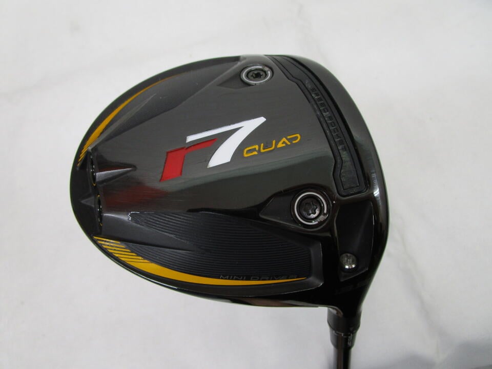 【中古】テーラーメイド r7 QUAD MINI DRIVER ドライバー 13.5° Sフレックス 43.75インチ ヘッドカバーあり Diamana SILVER TM55(r7 QUAD) Dランク 右利き用 Taylormade ゴルフクラブ アールセブンクアッドミニ