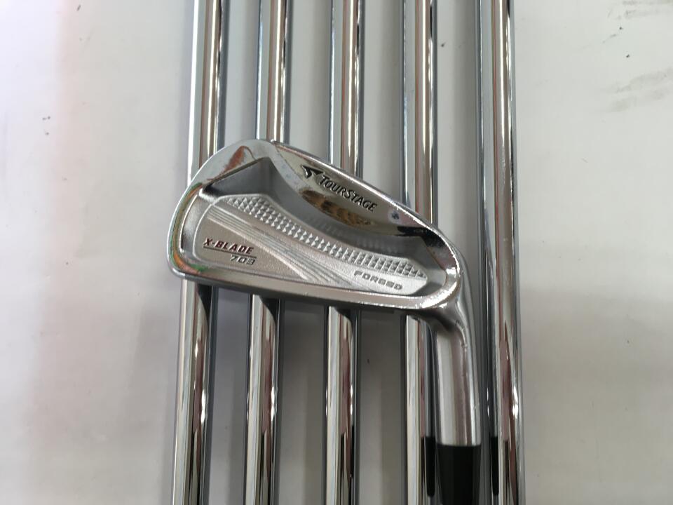 【中古】ブリヂストン ツアーステージ X-BLADE 703 アイアンセット 37.75インチ シャフト不明 リシャフト品 Dランク 右利き用 BRIDGESTONE ゴルフクラブ ゴルフドゥ ゴルフ用品 GOLF DO 中古ゴルフク|ゴルフ ドゥ 中古クラブ店