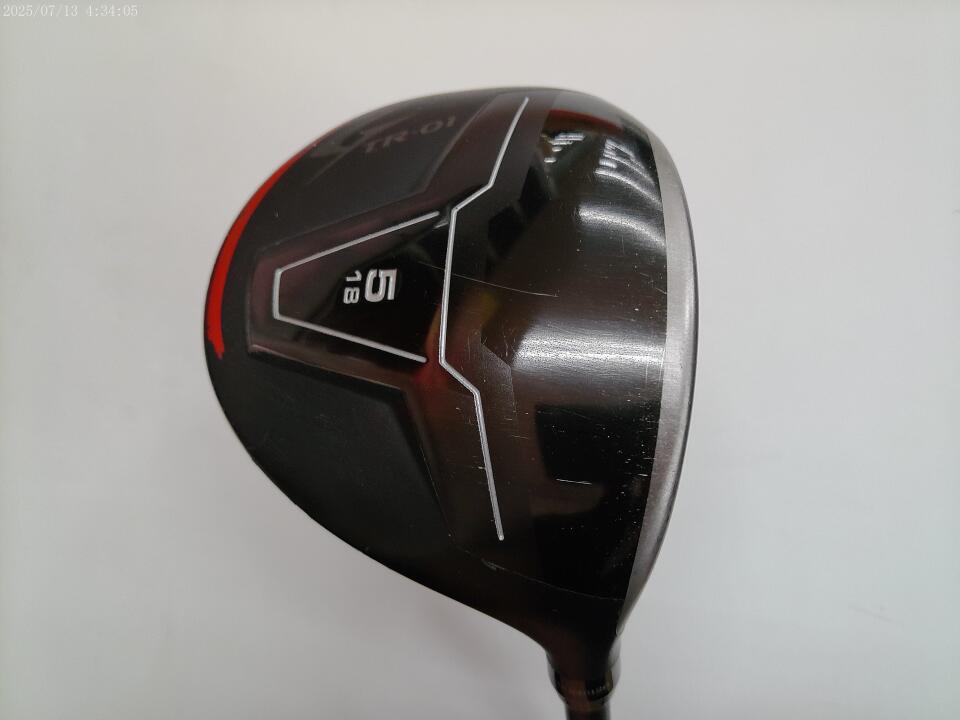 【中古】ツルヤ GOLDEN PRIX TR-01 フェアウェイウッド 5W 18° Sフレックス 41.75インチ ヘッドカバーあり GOLDEN PRIX TR-01 TENSEI Dランク 右利き用 TSURUYA ゴルフクラブ ゴルフドゥ ゴルフ用品 GOLF DO 中古