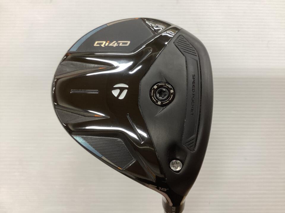 【中古】テーラーメイド Qi4D フェアウェイウッド 5W 18° Sフレックス 42.0インチ ヘッドカバーあり 26 VENTUS TR BLUE 5 Aランク 右利き用 Taylormade ゴルフクラブ ゴルフドゥ ゴルフ用品 GOLF DO 中古ゴ