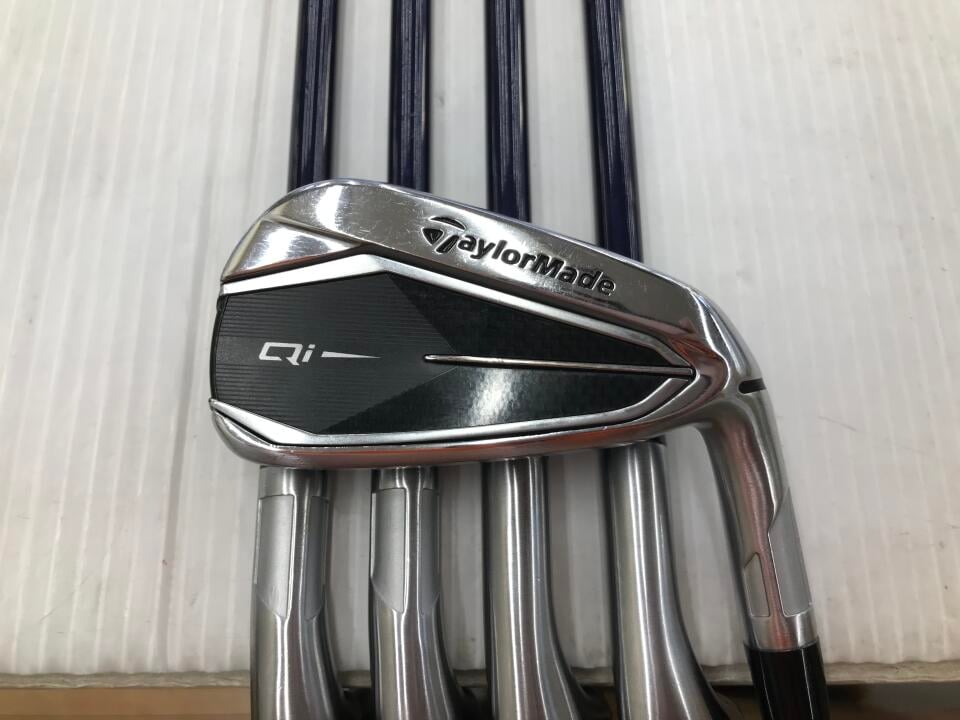 【中古】テーラーメイド Qi アイアンセット Sフレックス 37.875インチ Diamana BLUE TM60 Cランク 右利き用 Taylormade ゴルフクラブ ゴルフドゥ ゴルフ用品 GOLF DO 中古ゴルフクラブ|ゴルフ ドゥ 中古クラブ店