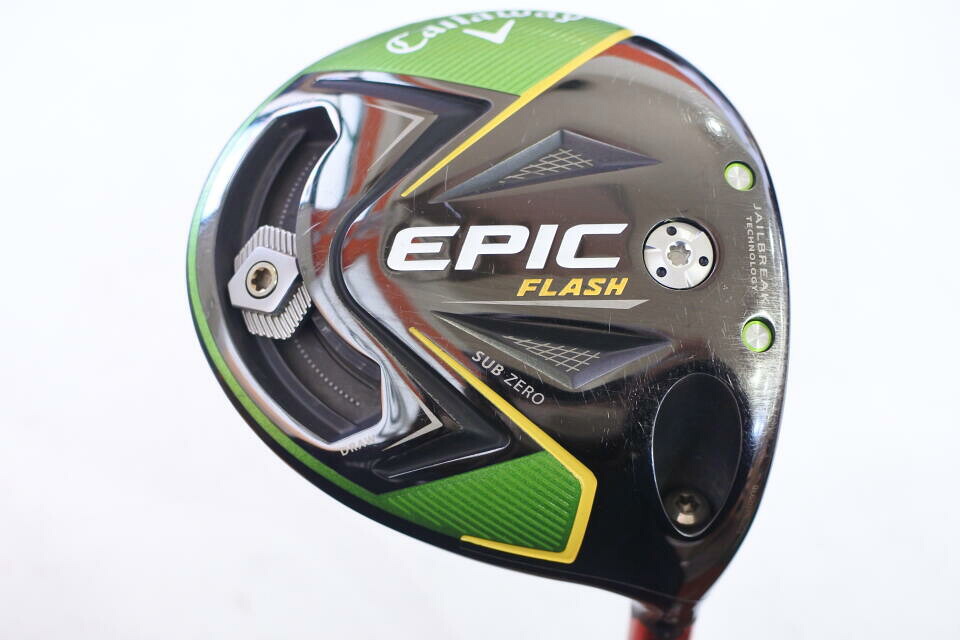 【中古】キャロウェイ EPIC FLASH SUB ZERO ドライバー 10.5° Xフレックス 45.5インチ ATTAS T2 6 リシャフト品 Cランク 右利き用 Callaway ゴルフクラブ エピックフラッシュサブゼロ ゴルフドゥ ゴルフ用