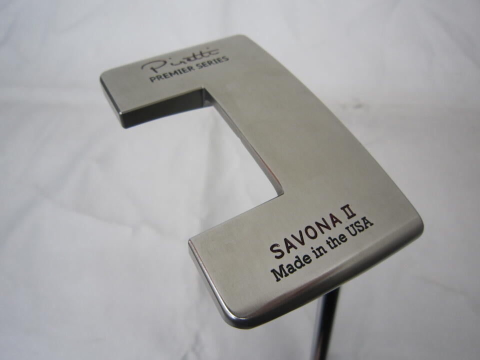 【中古】ピレッティ PREMIER SERIES SAVONA 2 パター 34.0インチ ヘッドカバーあり オリジナルスチール Cランク 右利き用 Piretti ゴルフクラブ ゴルフドゥ ゴルフ用品 GOLF DO 中古ゴルフクラブ
