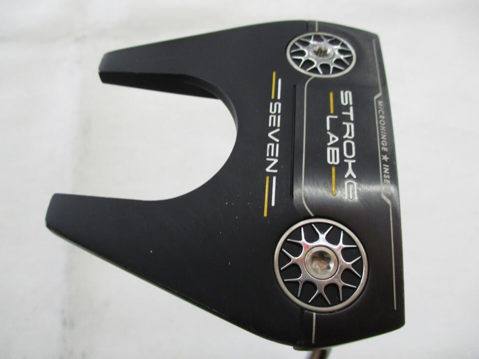 【中古】オデッセイ STROKE LAB BLACK SEVEN パター 34.0インチ ヘッドカバーあり STROKE LAB Cランク 右利き用 ODYSSEY ゴルフクラブ ゴルフドゥ ゴルフ用品 GOLF DO 中古ゴルフクラブ