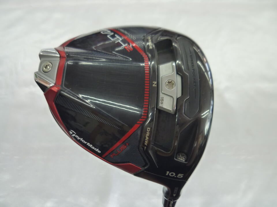 【中古】テーラーメイド STEALTH2 PLUS ドライバー 10.5° Sフレックス 46.0インチ ヘッドカバーあり テンセイブルーTM50 リシャフト品 Cランク 右利き用 Taylormade ゴルフクラブ ステルス2プラス ゴル