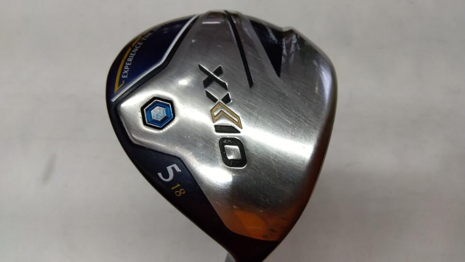 【中古】ダンロップ XXIO 12 ネイビー フェアウェイウッド 5W 18° SRフレックス 42.25インチ ヘッドカバーあり MP1200 ネイビー Cランク 右利き用 DUNLOP ゴルフクラブ ゼクシオ12 ゴルフドゥ ゴルフ