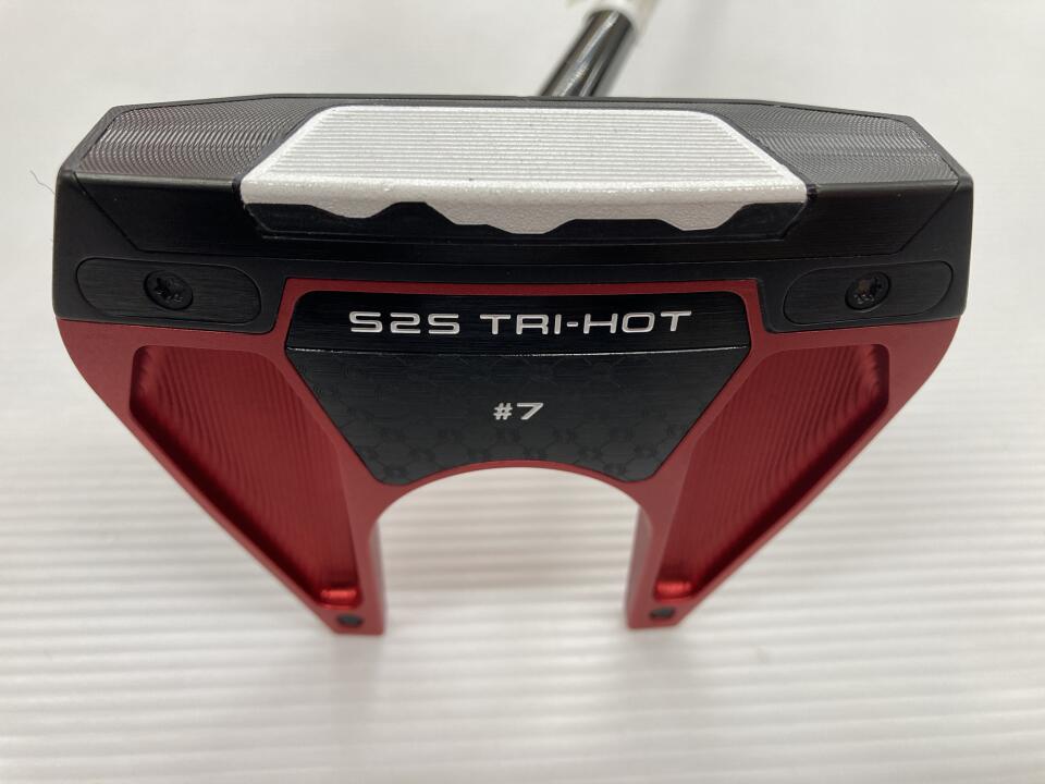 【中古】オデッセイ Square 2 Square TRI-HOT #7 パター 34.0インチ ヘッドカバーあり オリジナルスチール Cランク 右利き用 ODYSSEY ゴルフクラブ ゴルフドゥ ゴルフ用品 GOLF DO 中古ゴルフクラブ