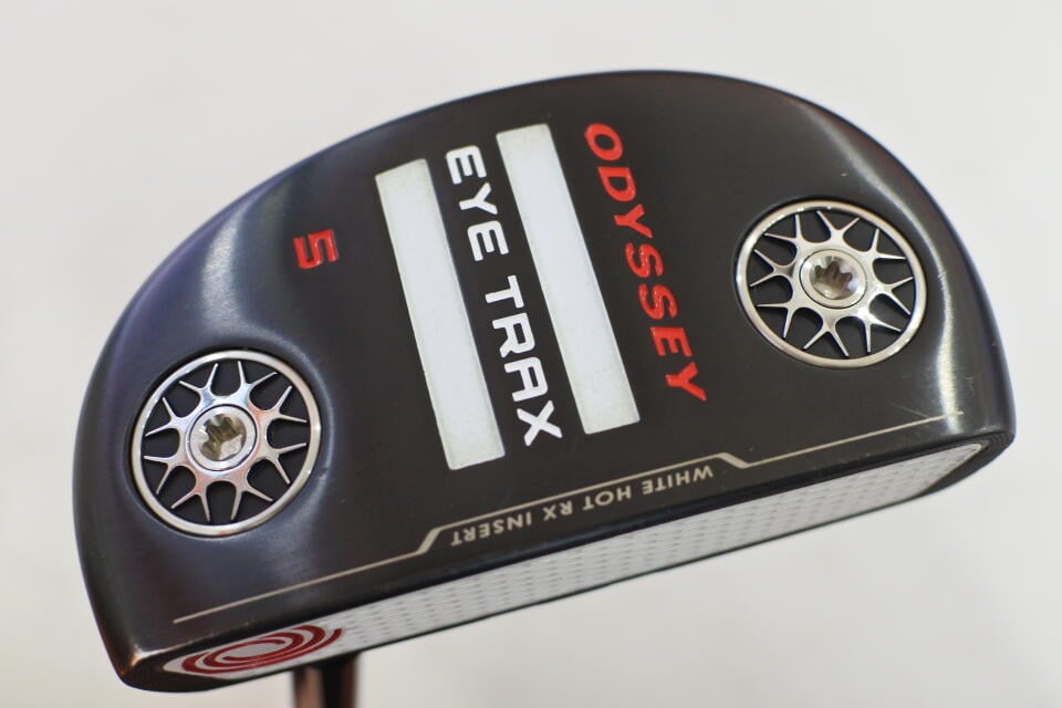 【中古】オデッセイ EYE TRAX #5 パター 33.0インチ ヘッドカバーあり オリジナルスチール Cランク 右利き用 ODYSSEY ゴルフクラブ ゴルフドゥ ゴルフ用品 GOLF DO 中古ゴルフクラブ