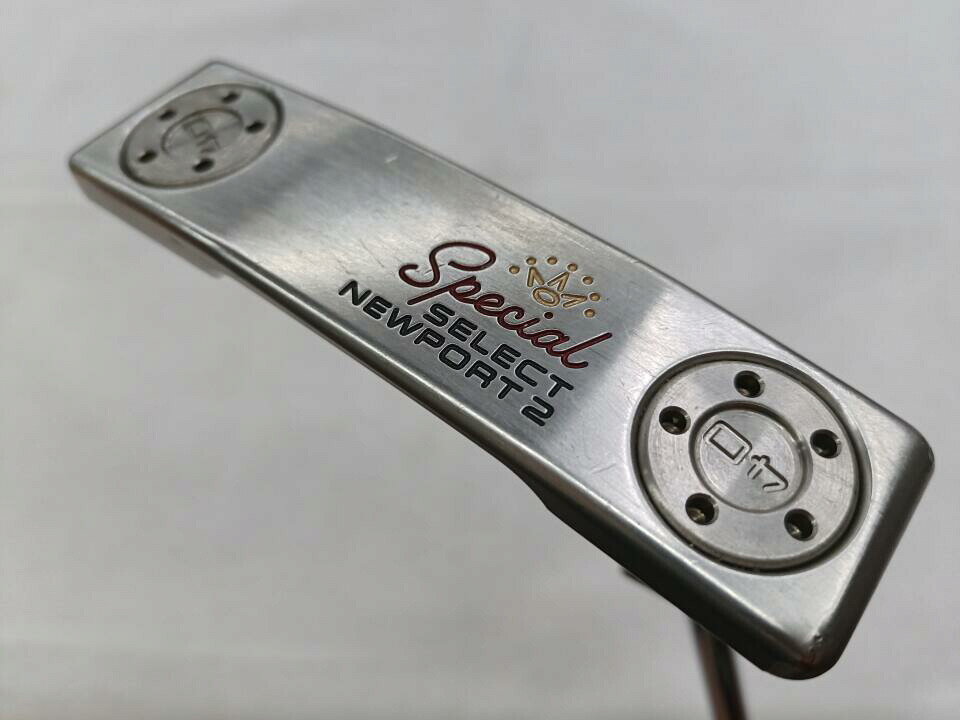【中古】タイトリスト SC Special SELECT NEWPORT 2 パター 33.0インチ ヘッドカバーあり オリジナルスチール Cランク 右利き用 Titleist ゴルフクラブ スコッティキャメロン スペシャルセレクト ニュ|ゴルフ ドゥ 中古クラブ店