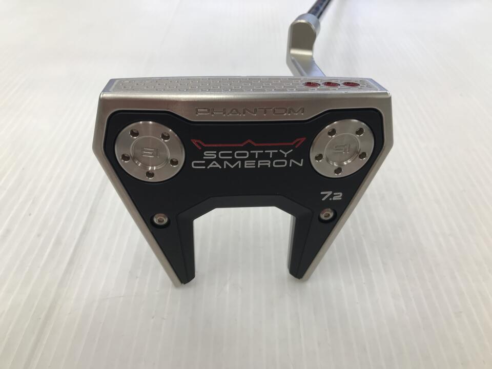 【中古】タイトリスト SC PHANTOM 7.2 2026 パター 34.0インチ ヘッドカバーあり オリジナルスチール Bランク 右利き用 Titleist ゴルフクラブ スコッティキャメロン ファントム ゴルフドゥ ゴルフ用