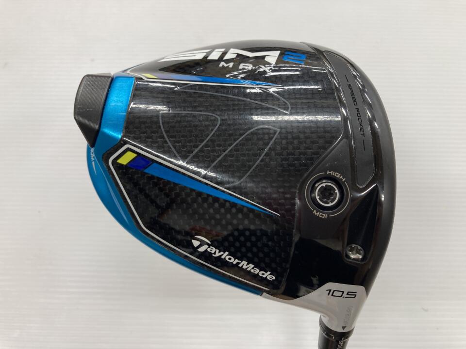 【中古】テーラーメイド SIM2 MAX ドライバー 10.5° SRフレックス 45.75インチ TENSEI RED TM50 リシャフト品 Cランク 右利き用 Taylormade ゴルフクラブ シム2マックス ゴルフドゥ ゴルフ用品 GOLF DO 中古