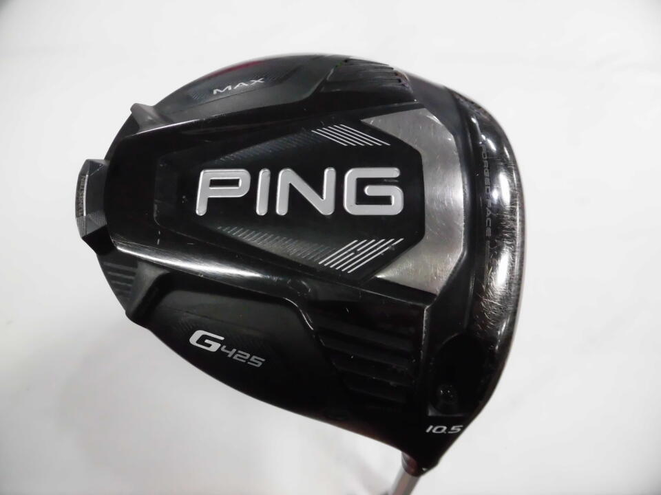 【中古】ピン G425 MAX ドライバー 10.5° Sフレックス 45.25インチ ヘッドカバーあり ATTAS 11 5 リシャフト品 Dランク 右利き用 PING ゴルフクラブ G425マックス ゴルフドゥ ゴルフ用品 GOLF DO 中古ゴル