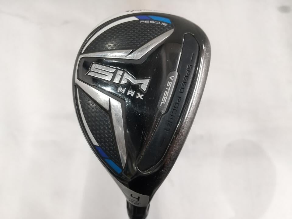 【中古】テーラーメイド SIM MAX ユーティリティ 22° Xフレックス 40.0インチ Ｓｐｅｅｄｅｒ　ＴＲＨＹ　95 リシャフト品 Cランク 右利き用 Taylormade ゴルフクラブ シムマックス ゴルフドゥ ゴ