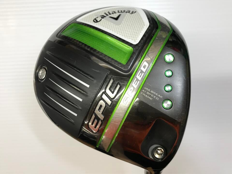 【中古】キャロウェイ EPIC SPEED ドライバー 9.0° Sフレックス 45.5インチ ヘッドカバーあり TourADDI-6 リシャフト品 Dランク 右利き用 Callaway ゴルフクラブ エピックスピード ゴルフドゥ ゴルフ用