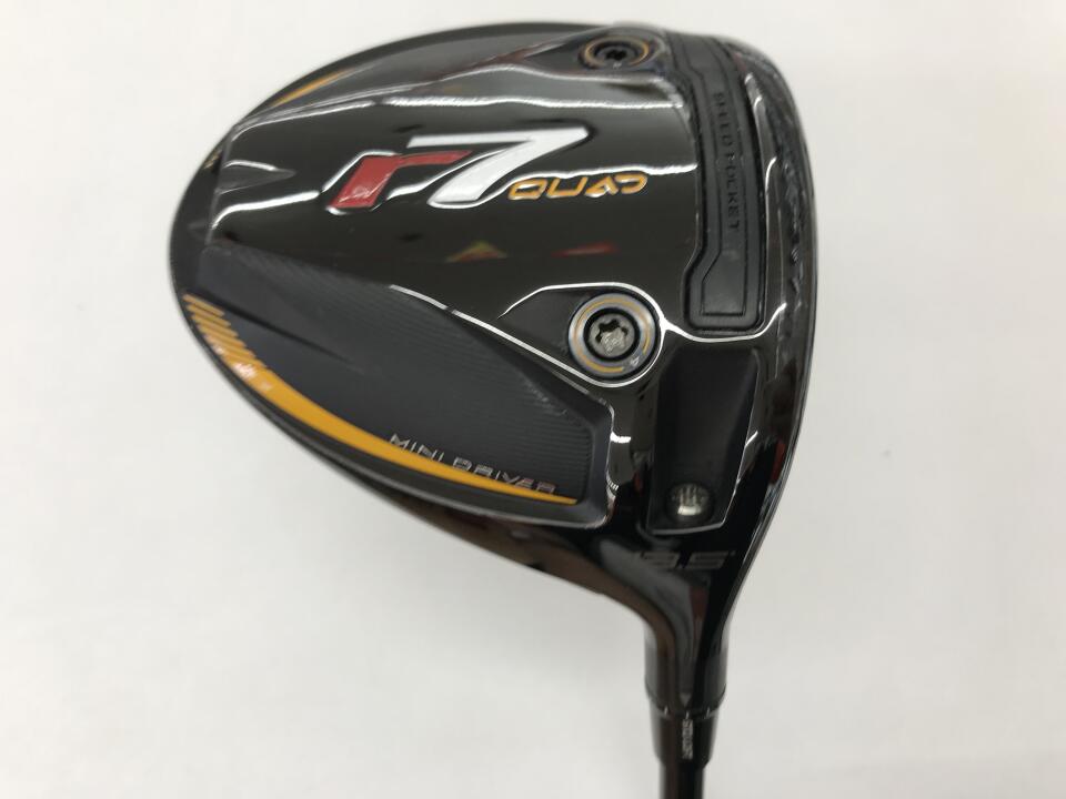 【中古】テーラーメイド r7 QUAD MINI DRIVER ドライバー 13.5° Sフレックス 43.75インチ ヘッドカバーあり TENSEI CK PRO Orange　60 リシャフト品 Cランク 右利き用 Taylormade ゴルフクラブ アールセブンク