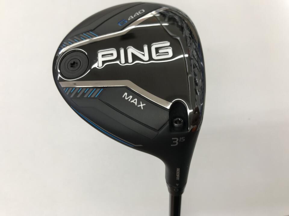 【中古】ピン G440 MAX フェアウェイウッド 3 15° Sフレックス 42.75インチ ヘッドカバーあり TENSEI CK PRO Orange　70 リシャフト品 Bランク 右利き用 PING ゴルフクラブ G440マックス ゴルフドゥ ゴルフ