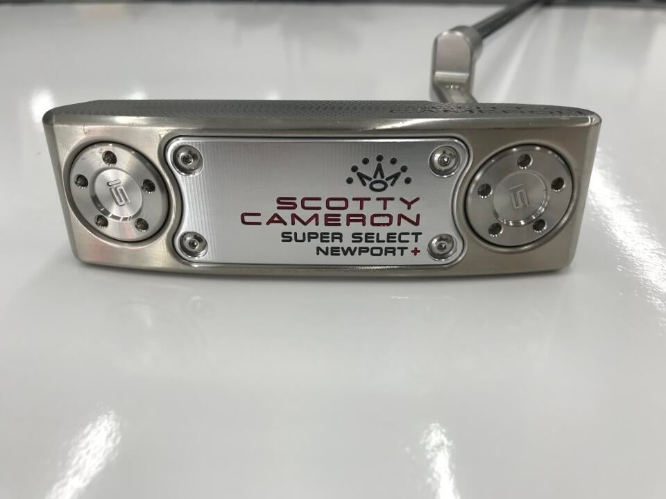 【中古】タイトリスト SC SUPER SELECT NEWPORT+ パター 34.0インチ オリジナルスチール Cランク 右利き用 Titleist ゴルフクラブ スコッティキャメロン スーパーセレクト ニューポートプラス ゴルフ