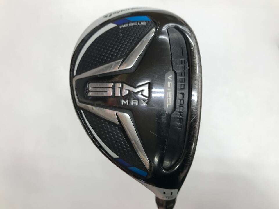 【中古】テーラーメイド SIM MAX ユーティリティ 22° Sフレックス 39.25インチ ヘッドカバーあり KBS MAX85 JP Dランク 右利き用 Taylormade ゴルフクラブ シムマックス ゴルフドゥ ゴルフ用品 GOLF DO 中