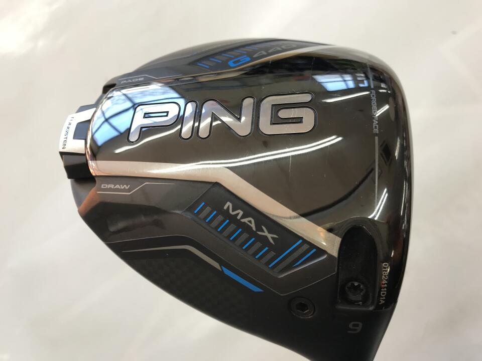 【中古】ピン G440 MAX ドライバー 9.0° Rフレックス 45.25インチ ヘッドカバーあり TOUR 2.0 CHROME 65 Dランク 右利き用 PING ゴルフクラブ G440マックス ゴルフドゥ ゴルフ用品 GOLF DO 中古ゴルフクラブ