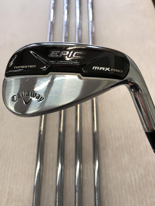 【中古】キャロウェイ EPIC MAX FAST アイアンセット Sフレックス 37.25インチ NSプロ Zelos 7 Cランク 右利き用 Callaway ゴルフクラブ エピックマックスファスト ゴルフドゥ ゴルフ用品 GOLF DO 中古ゴ