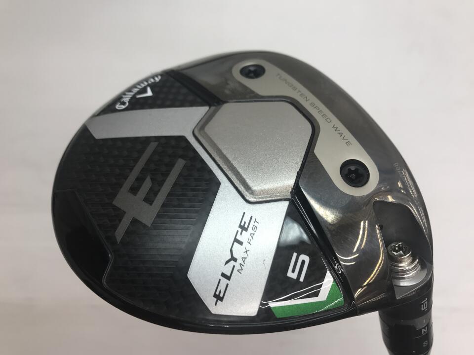 【中古】キャロウェイ ELYTE MAX FAST フェアウェイウッド 5W 19° SRフレックス 42.75インチ LIN-Q GREEN 40 for Callaway Cランク 右利き用 Callaway ゴルフクラブ エリートマックスファスト ゴルフドゥ ゴル