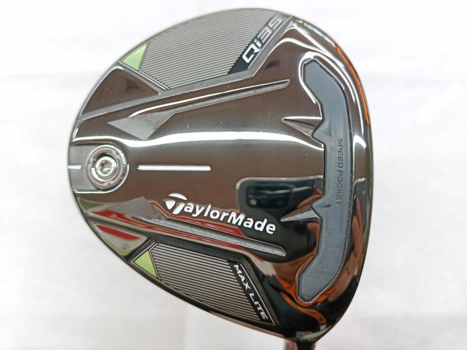 【中古】テーラーメイド Qi35 MAX LITE フェアウェイウッド 7W 21.5° Rフレックス 41.75インチ ヘッドカバーあり AIR SPEEDER TM 2025 Cランク 右利き用 Taylormade ゴルフクラブ Qi35マックスライト ゴルフド