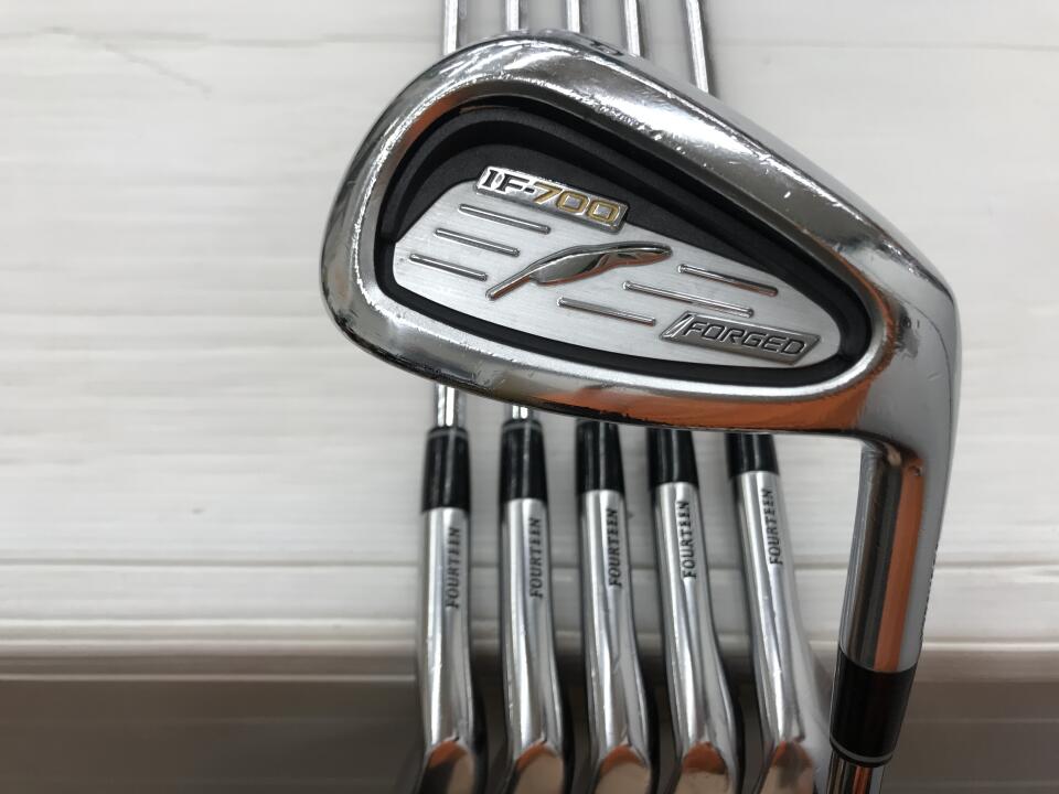【中古】フォーティーン IF-700 FORGED アイアンセット Sフレックス 38.25インチ FS-90i Cランク 右利き用 FOURTEEN ゴルフクラブ ゴルフドゥ ゴルフ用品 GOLF DO 中古ゴルフクラブ