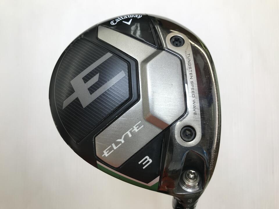 【中古】キャロウェイ ELYTE フェアウェイウッド 3W 15&deg; Rフレックス 43.0インチ ヘッドカバーあり VENTUS GREEN 5 for Callaway Dランク 右利き用 Callaway ゴルフクラブ エリート ゴルフドゥ ゴルフ用品 G｜ゴルフ ドゥ 中古クラブ店