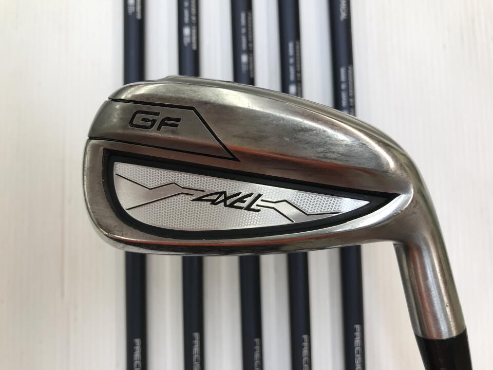 【中古】ツルヤ AXEL GF アイアンセット 21° Rフレックス 38.75インチ VANQUISH for AXEL Cランク 右利き用 TSURUYA ゴルフクラブ ゴルフドゥ ゴルフ用品 GOLF DO 中古ゴルフクラブ|ゴルフ ドゥ 中古クラブ店