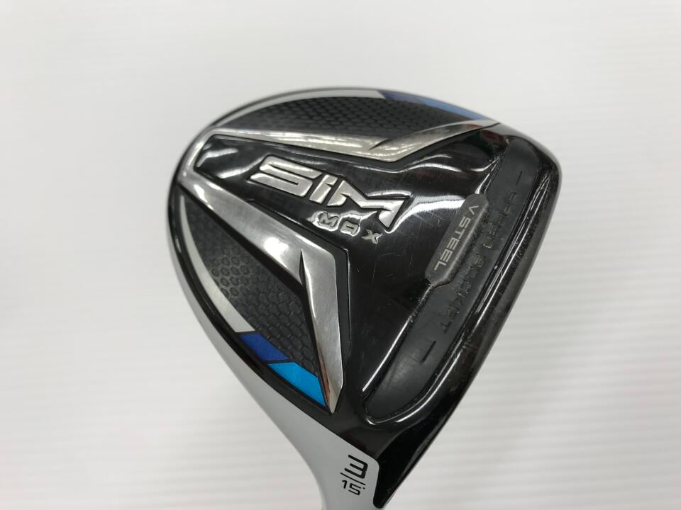 【中古】テーラーメイド SIM MAX フェアウェイウッド 3W 15° Sフレックス 42.75インチ ツアーAD XC-6 Dランク 右利き用 Taylormade ゴルフクラブ シムマックス ゴルフドゥ ゴルフ用品 GOLF DO 中古ゴルフ
