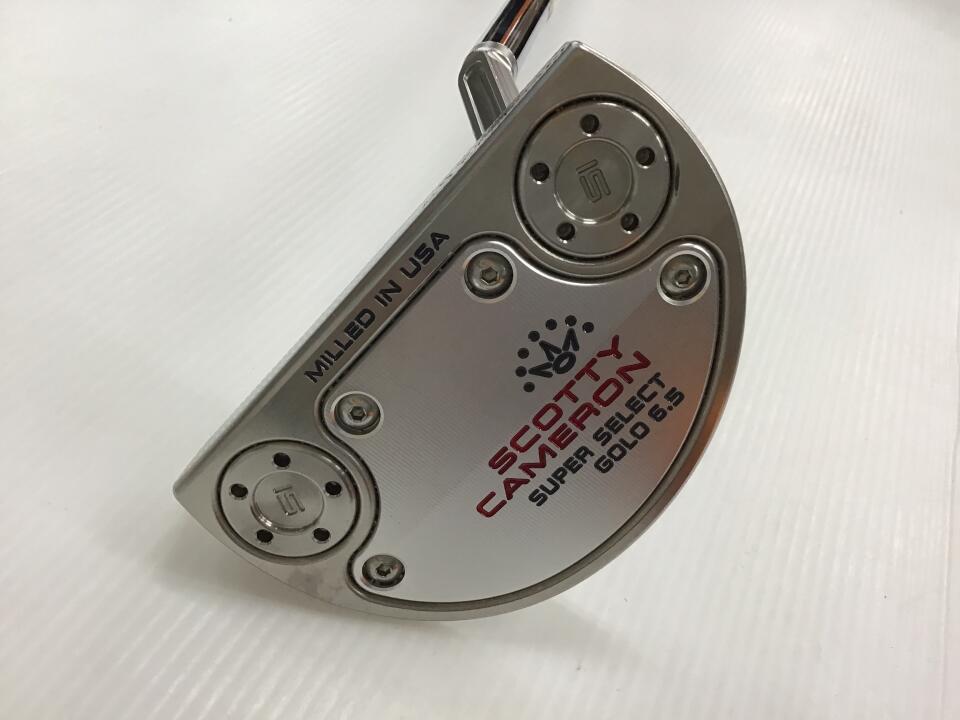 【中古】タイトリスト SC SUPER SELECT GOLO 6.5 パター 34.0インチ ヘッドカバーあり オリジナルスチール Bランク 右利き用 Titleist ゴルフクラブ スコッティキャメロン スーパーセレクト ゴーロー