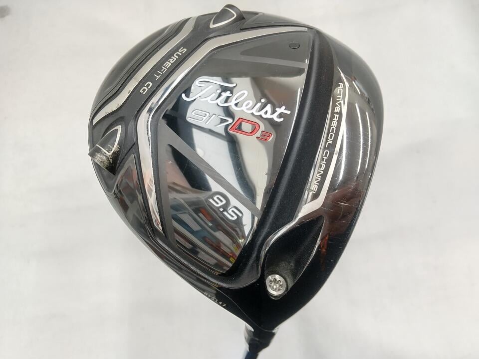 【中古】タイトリスト 917Ｄ3 ドライバー 9.5° Sフレックス 45.0インチ ツア?AD　GT-6 リシャフト品 Cランク 右利き用 Titleist ゴルフクラブ ゴルフドゥ ゴルフ用品 GOLF DO 中古ゴルフクラブ