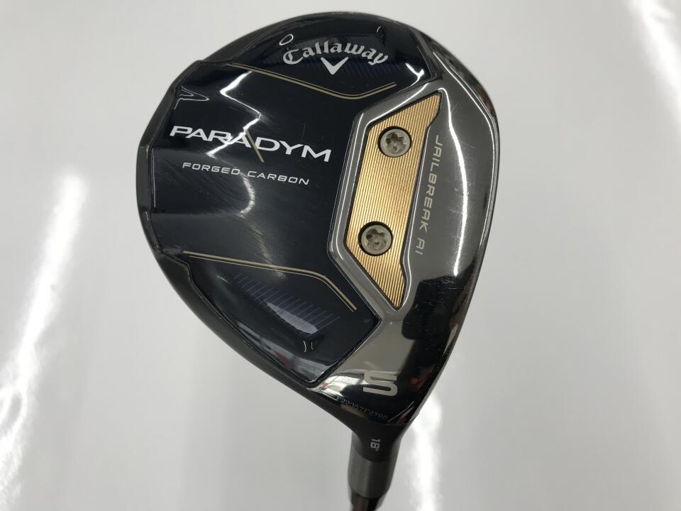 【中古】キャロウェイ PARADYM フェアウェイウッド 5W 18° Sフレックス 42.5インチ VENTUS BLUE6 リシャフト品 Cランク 右利き用 Callaway ゴルフクラブ パラダイム ゴルフドゥ ゴルフ用品 GOLF DO 中古ゴ