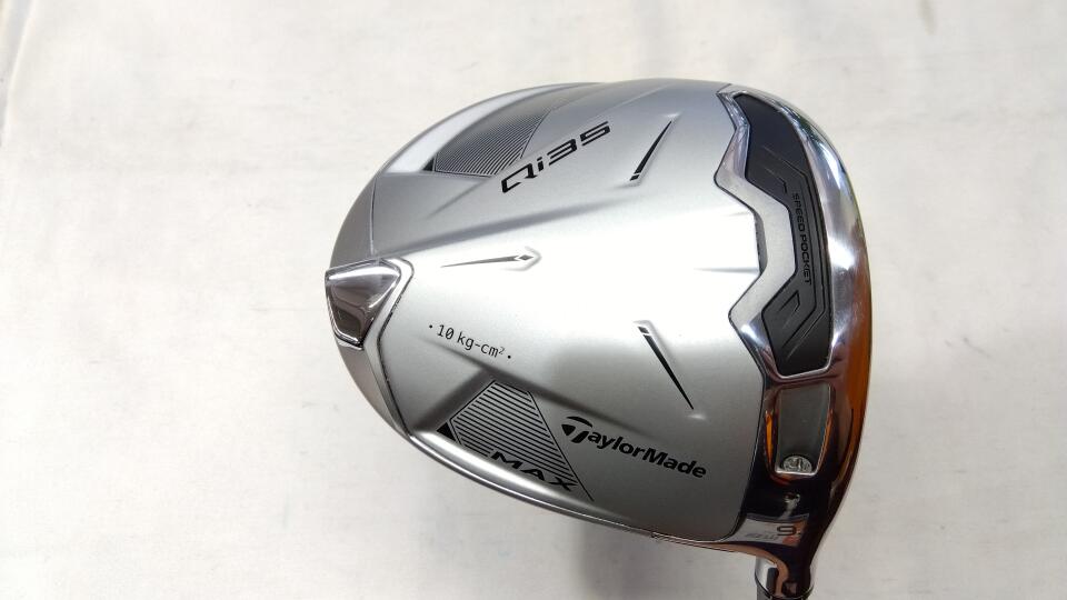 【中古】テーラーメイド Qi35 MAX DESIGNER SERIES Silver ドライバー 9° Sフレックス 45.25インチ ヘッドカバーあり VENTUS　TR BLUE 5 リシャフト品 Cランク 右利き用 Taylormade ゴルフクラブ Qi35マックス デ
