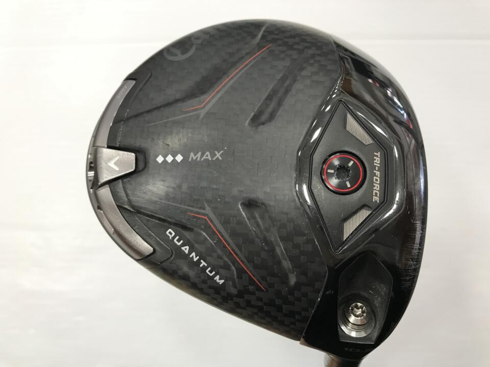 【中古】キャロウェイ QUANTUM ◆◆◆ MAX ドライバー 10.5&deg; Sフレックス 45.5インチ ヘッドカバーあり ツアーAD GP-6 リシャフト品 Cランク 右利き用 Callaway ゴルフクラブ クオンタムトリプルダイ｜ゴルフ ドゥ 中古クラブ店